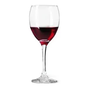 Glass of red wine, often linked to heart health and cholesterol levels when consumed moderately, potentially raising good cholesterol (HDL).